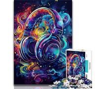 Jigsaws 1000 Pieces for Teenagers Gaming Headset Adult Jigsaw,Fun Games Every Piece Is Unique - Challenging Family Fun Game (size 75x50cm)