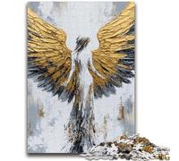 Jigsaws 1000 Pieces for Teenagers Golden Angel Educational Game Challenge Toy Wall Decoration Unique Birthday And Xmas Gifts 50x75cm