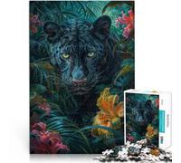 Jigsaws 1000 Pieces for teenagers golden eyes panther Staycation: Zeit totschlagen Verbessern Sie das Gedächtnis52x38cm