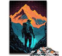 Jigsaws 1000 Pieces for Teenagers Golden Mountain Adventure Challenging To Complete But Fun And Humorous Birthday Present, Gifts, Wall Art 38x26cm