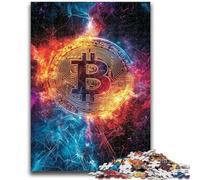 Jigsaws 1000 Pieces for Teenagers Graffiti Bitcoin Challenging To Complete But Fun And Humorous Unique Birthday And Gifts 50x75cm