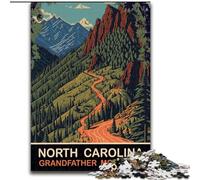 Jigsaws 1000 Pieces for Teenagers Grandfather Mountain SD, Help The Brain Exercise Addictive Toys to Cultivate Patience Enhance Memory 50x75cm