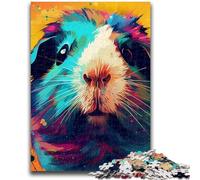 Jigsaws 1000 Pieces for Teenagers Guinea Pig Colorful Challenging To Complete But Fun And Humorous Birthday Present, Gifts, Wall Art 50x75cm