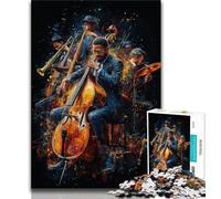 Jigsaws 1000 Pieces for Teenagers Guitar Playing,Brain Intelligence Challenge Addictive Toys Birthday Present,Gifts,Wall Art 38x26cm