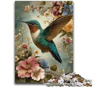 Jigsaws 1000 Pieces for Teenagers Hummingbird Decompressing Intellectual Educational Toy Great Gifts And Toys 50x75cm