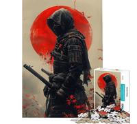 Jigsaws 1000 Pieces for Teenagers Japan Ninja Shinobi Help The Brain Exercise A Work of Art Fun Games Suitable for Ages 14 And Up (38x26cm)