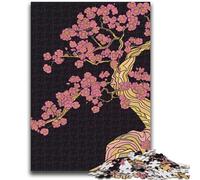 Jigsaws 1000 Pieces for Teenagers Japanese Cherry Blossom Analysis And Logic Brain Teaser Game Birthday Gifts 50x75cm