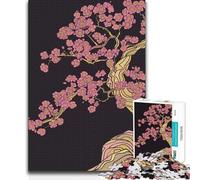 Jigsaws 1000 Pieces for Teenagers Japanese Cherry Blossom Analysis And Logic Brain Teaser Game for And 14 Years And over 38x52cm