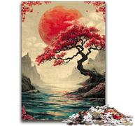 Jigsaws 1000 Pieces for Teenagers Japanese Style Landscape 1000 Pieces for Adults,Learning Educational Toys Family Games Unique Birthday And Gifts (50x75cm)