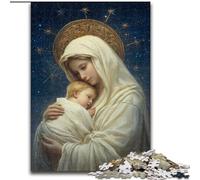 Jigsaws 1000 Pieces for Teenagers Jesus Art, Elephant Toy Intellectual Game Birthday Present, Gifts, Wall Art for Ages 14+ (Size 50x75cm)