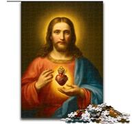 Jigsaws 1000 Pieces for Teenagers Jesus Educational Games Home Decoration for Is Ideal As A Gift for The Whole Family (size 50x75cm)