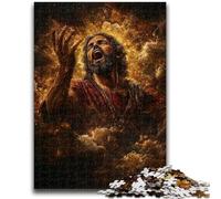 Jigsaws 1000 Pieces for Teenagers Jesus Stress Reliever Difficult Challenge Every Piece Is Unique - Challenging Family Fun Game 50x75cm