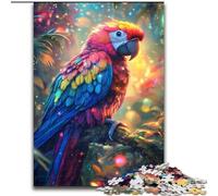 Jigsaws 1000 Pieces for Teenagers Jungle Parrot Educational Games Home Decoration for Is Ideal As A Gift for The Whole Family (size 50x75cm)
