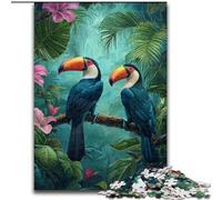 Jigsaws 1000 Pieces for Teenagers Jungle Parrot, Help The Brain Exercise Addictive Toys to Cultivate Patience Perfect Decoration (Size 26x38cm)