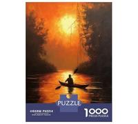 Jigsaws 1000 Pieces for Teenagers Kayaking Thrills Adult Puzzles Relaxing Games Staycation Kill Time Challenging To Complete 70x50cm/1000pcs
