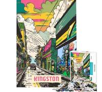 Jigsaws 1000 Pieces for Teenagers Kingston Educational Games Learning Educational Toys Gifts Birthday Home Decoration (size 50x75cm)