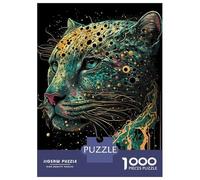 Jigsaws 1000 Pieces for Teenagers Leopard Japan Style Adult Puzzles Relaxing Games Staycation Kill Time Challenging To Complete 70x50cm/1000pcs