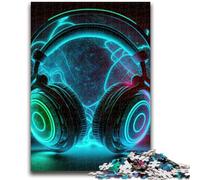 Jigsaws 1000 Pieces for Teenagers Live Music Neon Toys Educational Games Stress Relieving Parent-child Interaction for Ages 14+ 26x38cm
