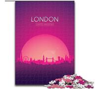 Jigsaws 1000 Pieces for Teenagers London UK, Help The Brain Exercise Addictive Toys to Cultivate Patience Enhance Memory 50x75cm