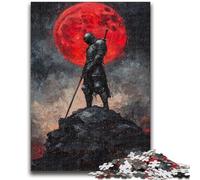 Jigsaws 1000 Pieces for Teenagers Lone Knight 1000 Piece Puzzle,Educational Games Home Decoration Birthday Present, Gifts, Wall Art (75x50cm)