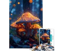 Jigsaws 1000 Pieces for Teenagers Magic Mushroom Toy Intellectual Game Impossible Game Analysis And Logic Gifts For Birthdays (Size 38x26cm)