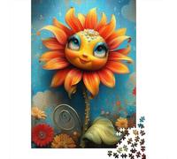 Jigsaws 1000 Pieces for Teenagers Magical Sunflower Fantasy Artwork Jigsaw Puzzle Toy Wall Decor Difficult Challenge Birthday Present, Gifts, 38x26cm/1000pcs