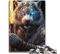 Jigsaws 1000 Pieces for Teenagers Mechanical Tiger Family Game Stress Reliever Difficult Challenge Suitable for Couples 50x75cm