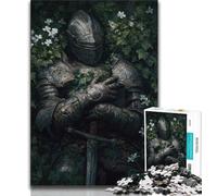 Jigsaws 1000 Pieces for Teenagers Medieval Magic Knight 1000 Piece Puzzle,Stress Reliever Staycation Kill Time Wishlist with Santa Claus 26x38cm
