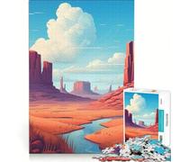 Jigsaws 1000 Pieces for Teenagers Monument Valley Arizona Impossible Game Difficult And Challenge Unique Birthday And Xmas Gifts 38x52cm