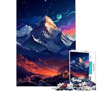 Jigsaws 1000 Pieces for Teenagers Mount Everest Himalaya Relaxing Games Brain Intelligence Challenge Addictive Toys Funny Gifts Home Decoration (Size 75x50cm)