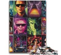 Jigsaws 1000 Pieces for Teenagers Movie Poster Collage Help The Brain Exercise Addictive Toys to Cultivate Patience Wall Decoration 26x38cm