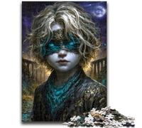 Jigsaws 1000 Pieces for Teenagers Mysterious Elf Girl Help The Brain Exercise Addictive Toys to Cultivate Patience Wall Decoration 26x38cm