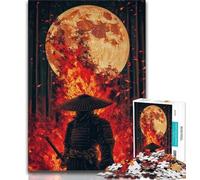 Jigsaws 1000 Pieces for Teenagers Ninja Under The Moon 1000 Piece Puzzle,Educational Stress Relief Toy Gifts for Friends And Family (size 38x26cm)
