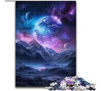 Jigsaws 1000 Pieces for Teenagers Northern Lights, Decompressing Intellectual Educational Toy Birthday Present, Gifts, Wall Art (Size 50x75cm)