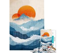 Jigsaws 1000 Pieces for Teenagers Oceanic Sun Help The Brain Exercise A Work of Art Fun Games Suitable for Ages 14 And Up (50x75cm)