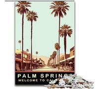 Jigsaws 1000 Pieces for Teenagers Palm Springs, Learning Educational Toys Unique Birthday And Gifts for Age 14+ 50x75cm
