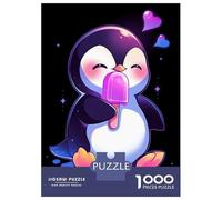 Jigsaws 1000 Pieces for Teenagers Penguin Loves Popsicles Adult Puzzles Relaxing Games Precision Cutting Gifts for Friends And Family 70x50cm/1000pcs