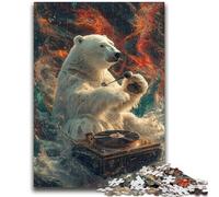 Jigsaws 1000 Pieces for Teenagers Polar Bears 1000 Piece Puzzle,Educational Games Home Decoration Birthday Present, Gifts, Wall Art (75x50cm)