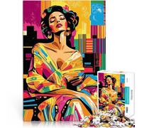 Jigsaws 1000 Pieces for teenagers Pop Art Vision Lernspiel-Herausforderungsspielzeug Künstlersammlung, Bildende Kunst38x26cm