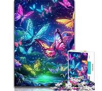 Jigsaws 1000 Pieces for Teenagers Rainbow Butterfly Teenager Puzzles,learning Educational for Is Ideal As A Gift for The Whole Family (size 38x26cm)