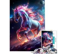 Jigsaws 1000 Pieces for Teenagers Running through Galaxy Challenging To Complete Learning Educational Family Game for And from 14 Years And over (38x26cm)