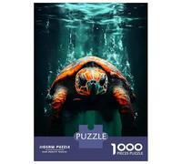 Jigsaws 1000 Pieces for Teenagers Sea Turtle Underwater Jigsaw Toy Wall Decor Staycation Kill Time Gifts for Friends And Family 70x50cm/1000pcs