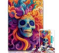Jigsaws 1000 Pieces for Teenagers Skeleton Art 1000 Pieces for Adults,Family Game Stress Reliever Difficult Challenge Suitable for Couples (size 75x50cm)