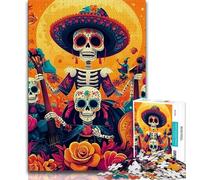 Jigsaws 1000 Pieces for Teenagers Skeleton,Brain Intelligence Challenge Addictive Toys Birthday Present,Gifts,Wall Art 38x26cm