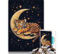 Jigsaws 1000 Pieces for Teenagers Sleeping Tiger Puzzles for Adults,for Educational Game Challenge Toy Deal As Gifts for The Whole Family 75x50cm