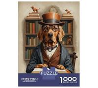 Jigsaws 1000 Pieces for Teenagers Smart Bloodhound Class Jigsaw Puzzle Toy Wall Decor Difficult Challenge Birthday Present, Gifts, 70x50cm/1000pcs