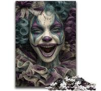 Jigsaws 1000 Pieces for Teenagers Smiling Clown Puzzles for Adults,for Educational Game Challenge Toy Deal As Gifts for The Whole Family (75x50cm)