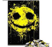 Jigsaws 1000 Pieces for Teenagers Smiling Emoticon, Decompressing Intellectual Educational Toy Birthday Present, Gifts, Wall Art (Size 50x75cm)