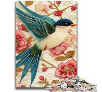 Jigsaws 1000 Pieces for Teenagers Swallow Art 1000 Piece Puzzle,Educational Games Home Decoration Birthday Present, Gifts, Wall Art (75x50cm)