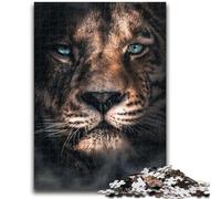 Jigsaws 1000 Pieces for Teenagers The Lion Tiger for And 14 Years And over Educational Challenge Fun Activities at Home, Birthday Gifts, Travel Gifts 50x75cm